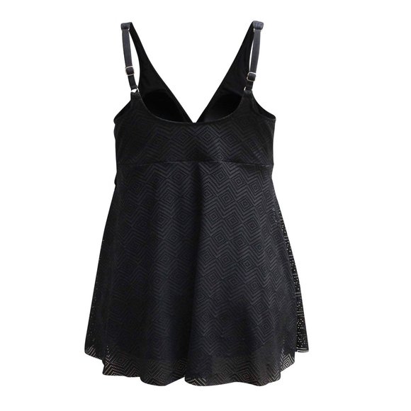 Swim Solutions Swim Nwt Swim Solutions Flyaway Twistfront Swimdress